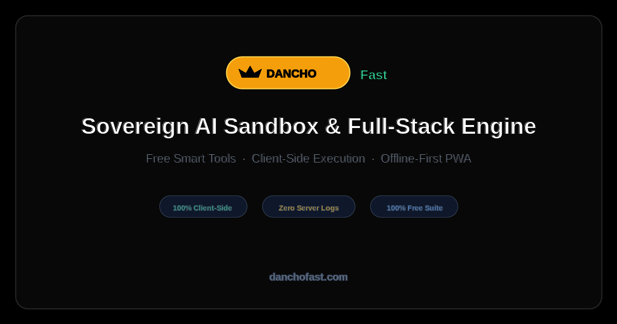 Dancho Fast, as it opens in a browser tab
